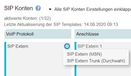 Neues SIP-Konto in AGFEO HyperVoice anlegen