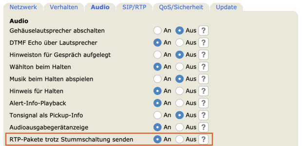 Snom Erweitert Audio Rtp Mute