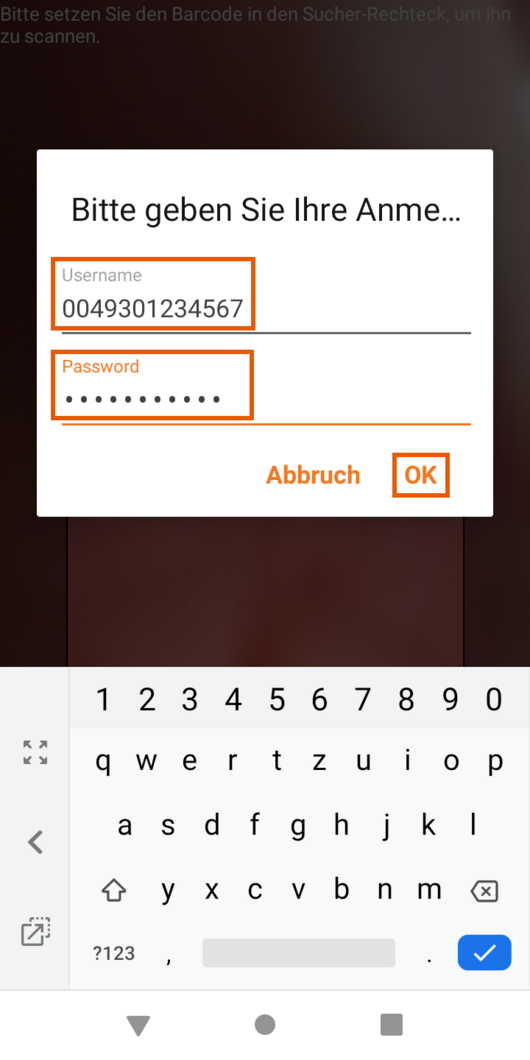 Zoiper App Android Q R Code Username Password