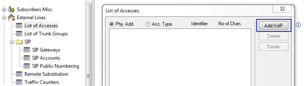 A L E O X O Connect 08 Add Vo I P Trunk