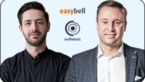 authensis und easybell freuen sich &uuml;ber zuk&uuml;nftige Zusammenarbeit