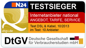 Siegel Easybell Testsieger Quer Siegel Easybell Testsieger Quer